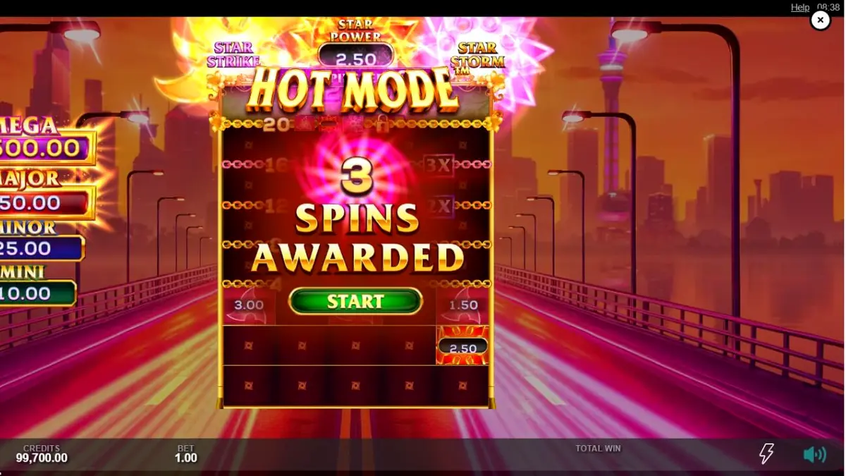 Assassin Star slot machine neon Japan theme